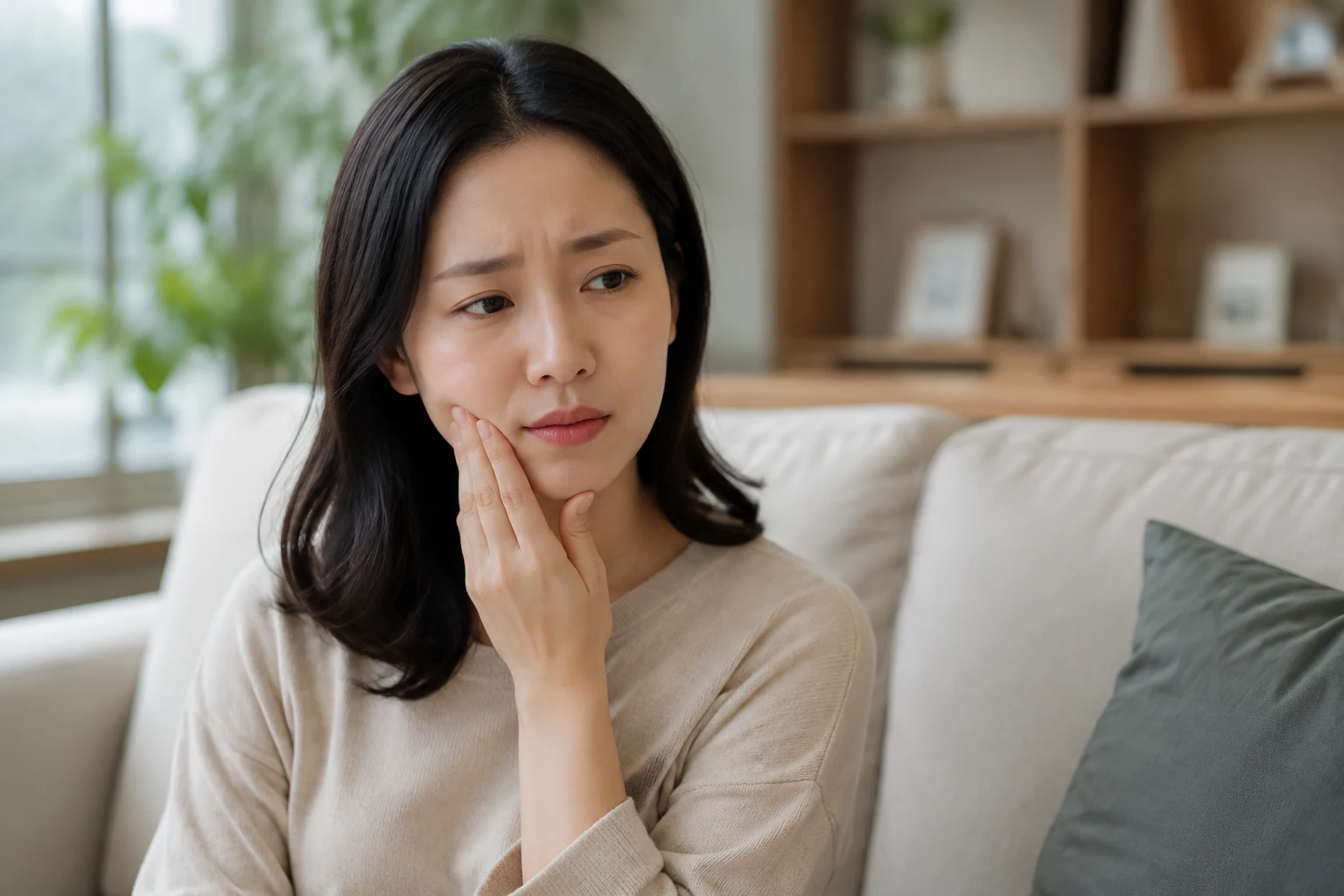 앞니 임플란트 통증 상담과 확인 과정