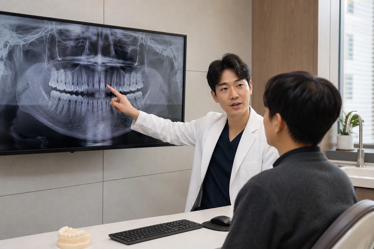 앞니 임플란트 지르코니아 크...